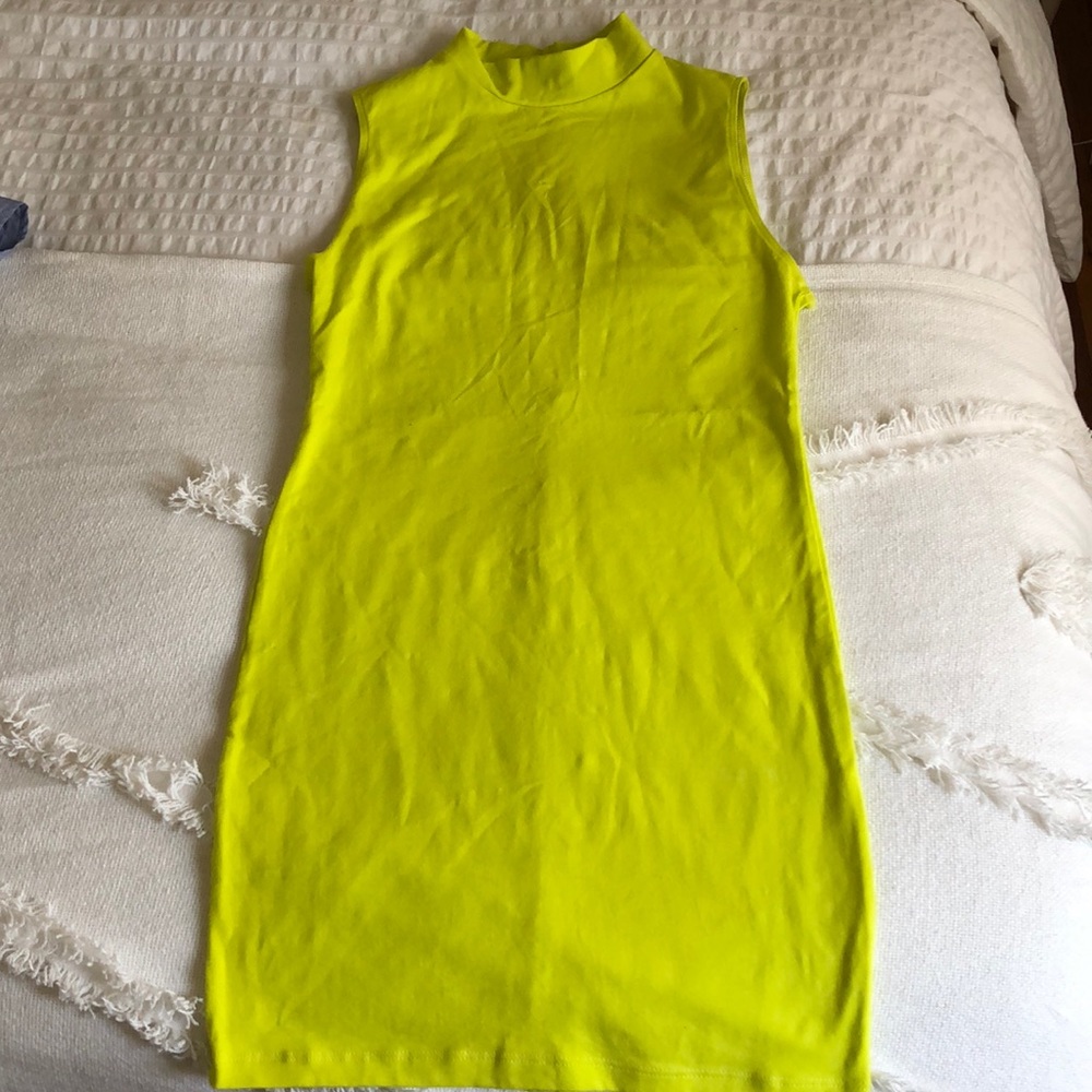 American Apparel mock neck sleeveless dress